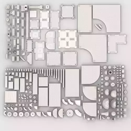 PixelBricks3D - LEGO Bricks Pack 3D print model
