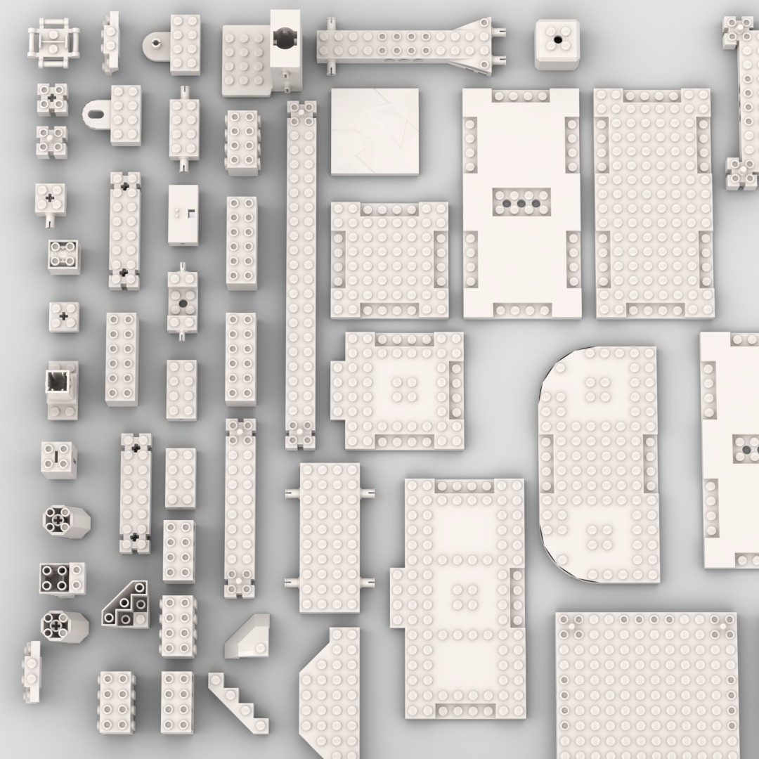 PixelBricks3D - LEGO Bricks Pack 3D print model_1