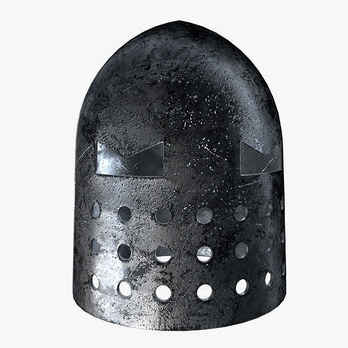 Medieval Helmet V02 Low-poly 3D model