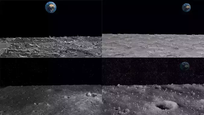 Moon Surfaces Collection