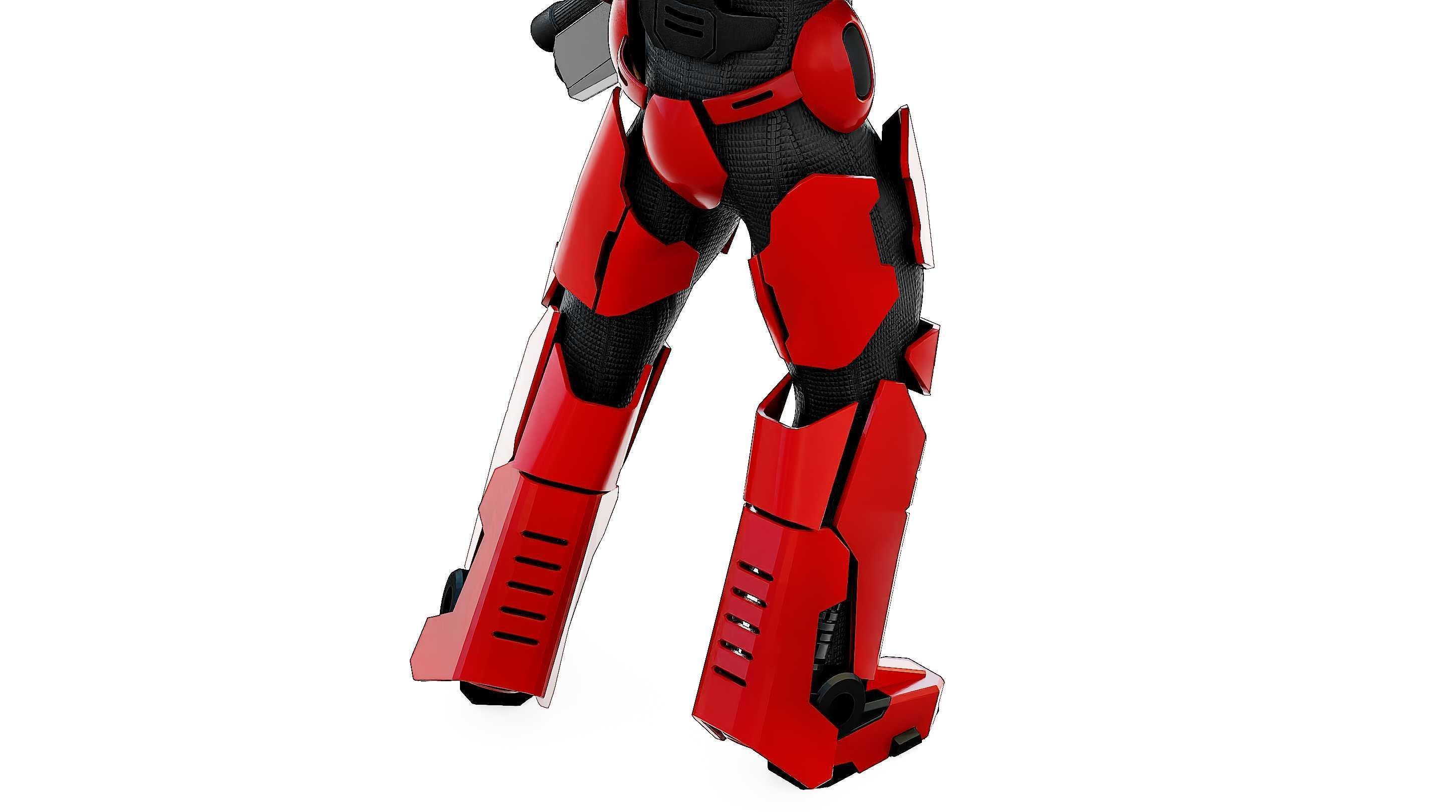 CYBORG SOLDIER RX-900 Rigged for Unreal Engine - Unity - MIXAMO 3D model_29