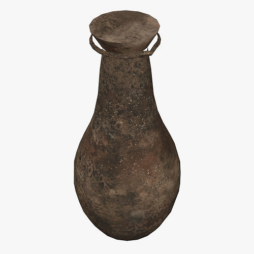 Medieval Pot V04 Low-poly 3D model