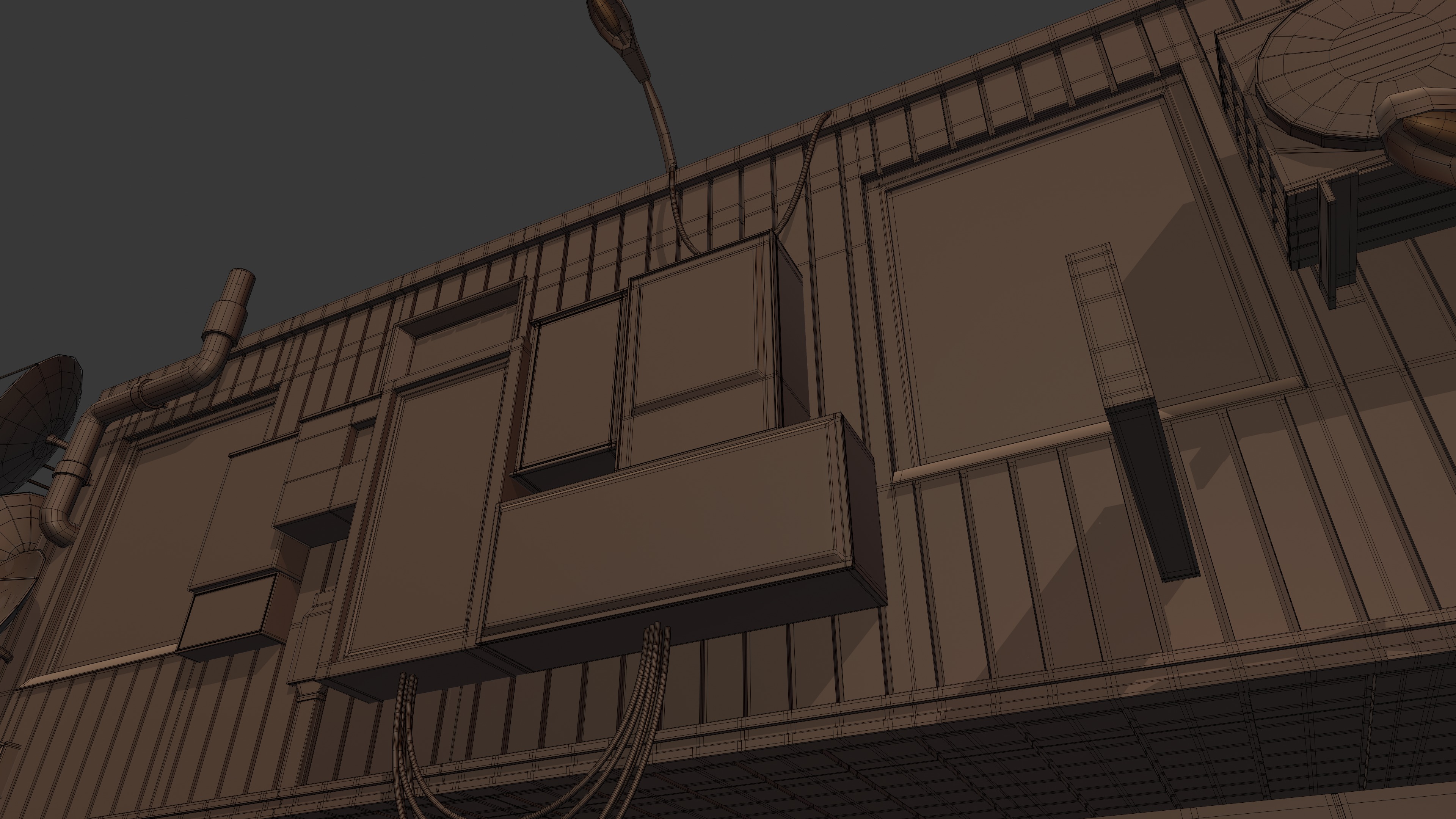 Night street 3D model_6