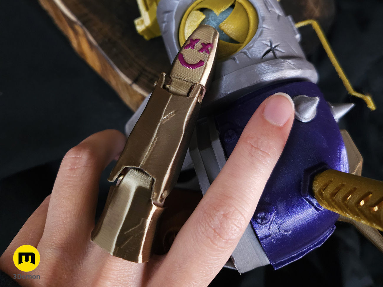 Jinx finger from Arcane 3D print model_2