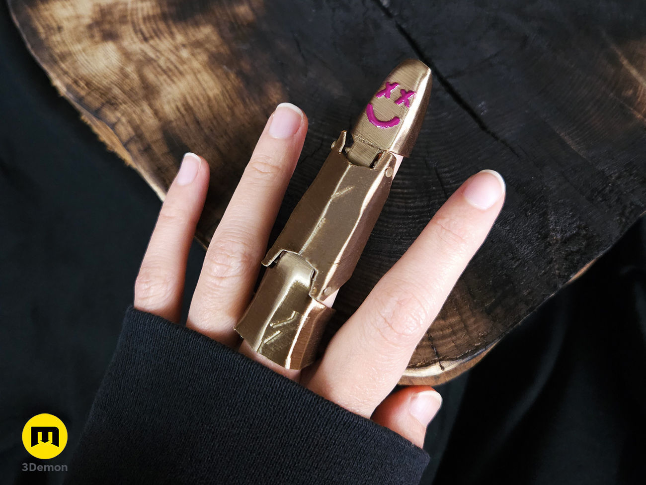 Jinx finger from Arcane 3D print model_7