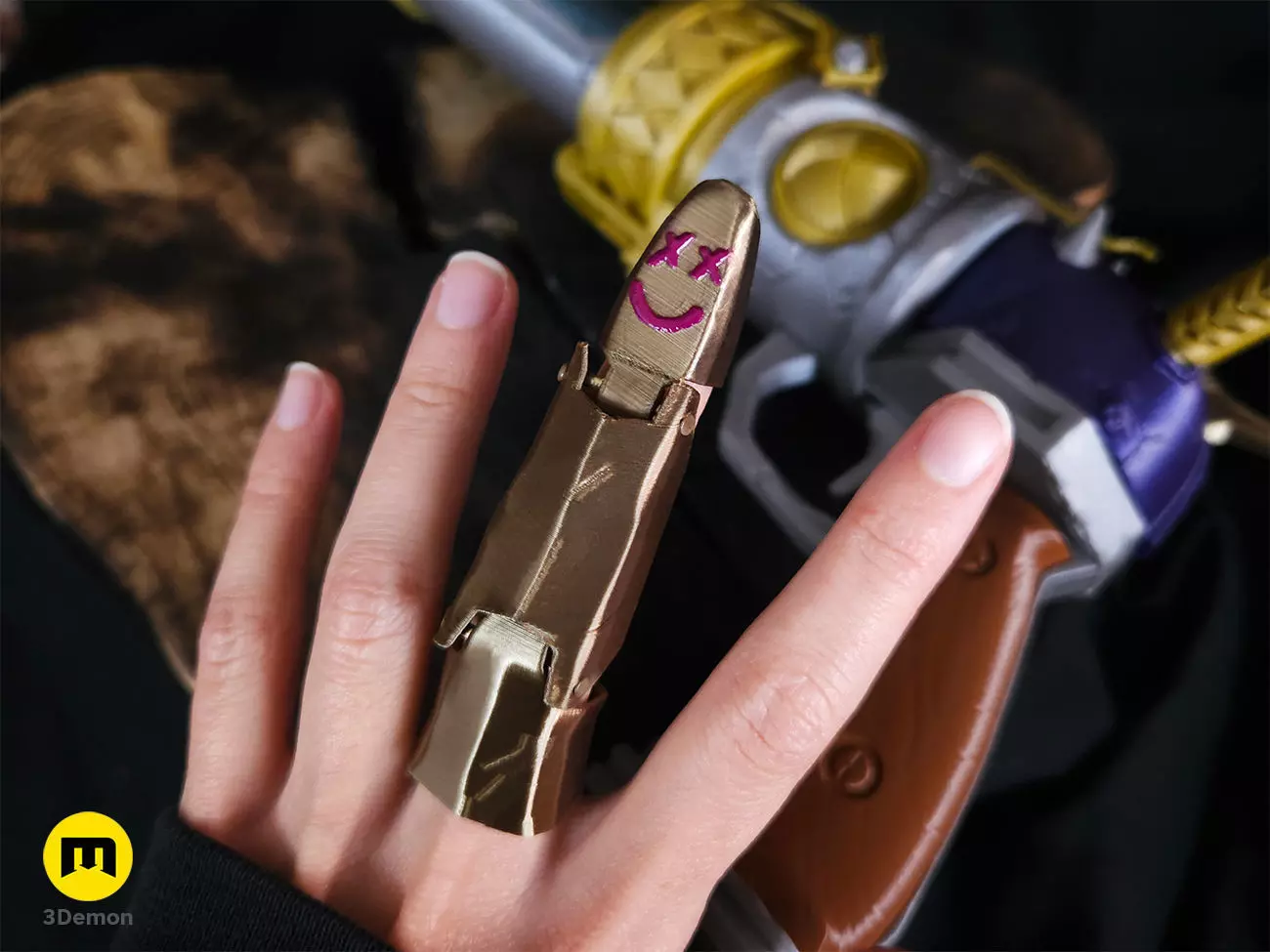 Jinx finger from Arcane 3D print model_0