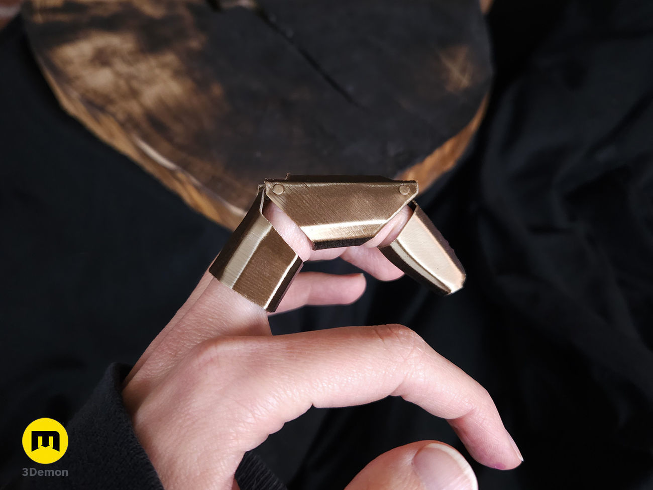 Jinx finger from Arcane 3D print model_3