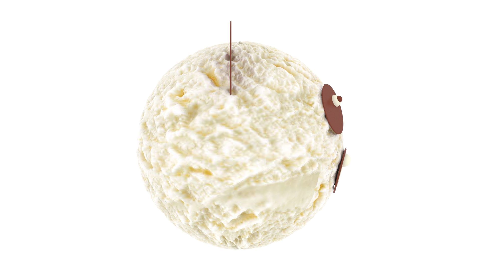 Bear Ice Cream 3D model_15