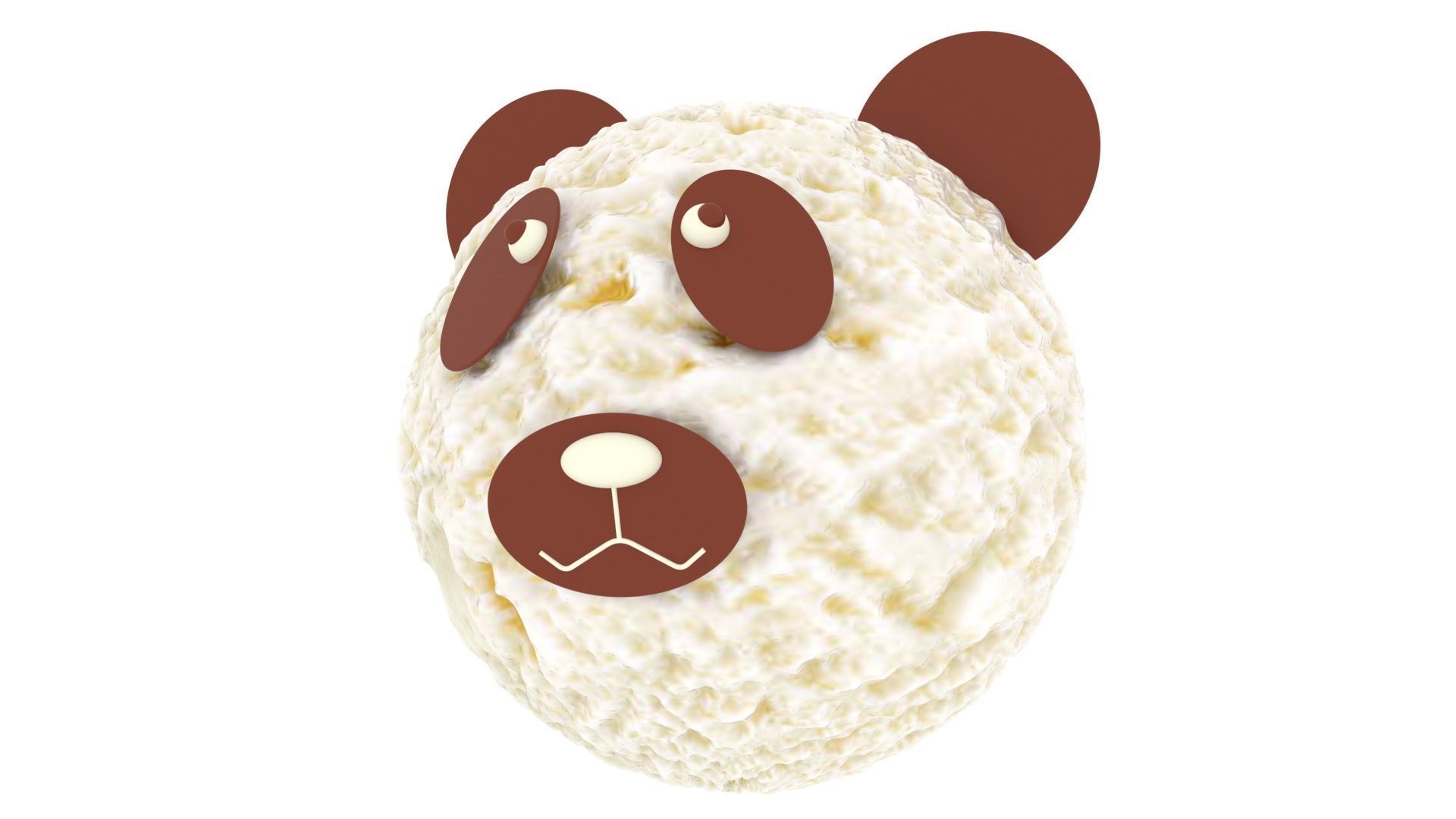 Bear Ice Cream 3D model_8
