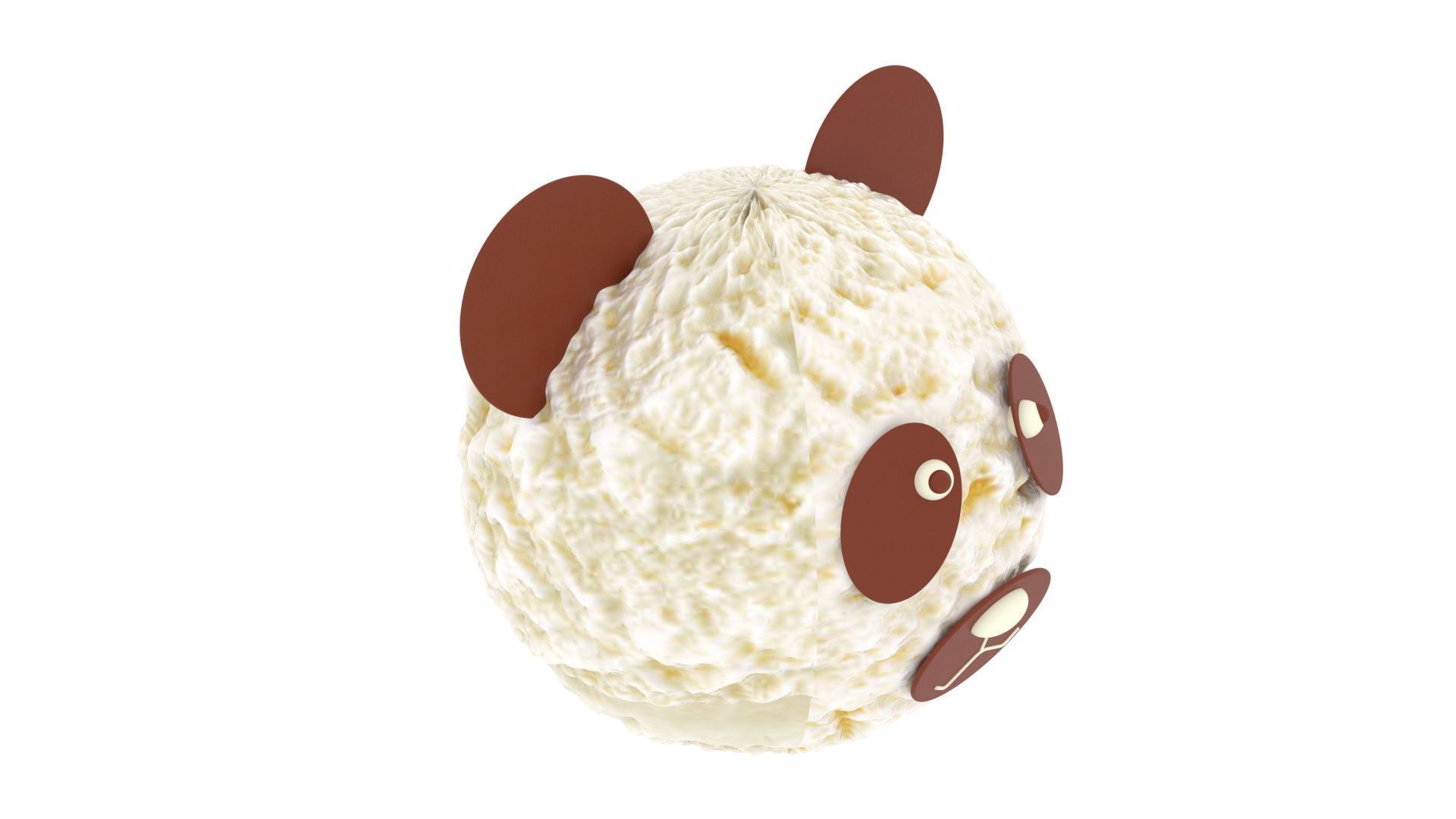 Bear Ice Cream 3D model_7
