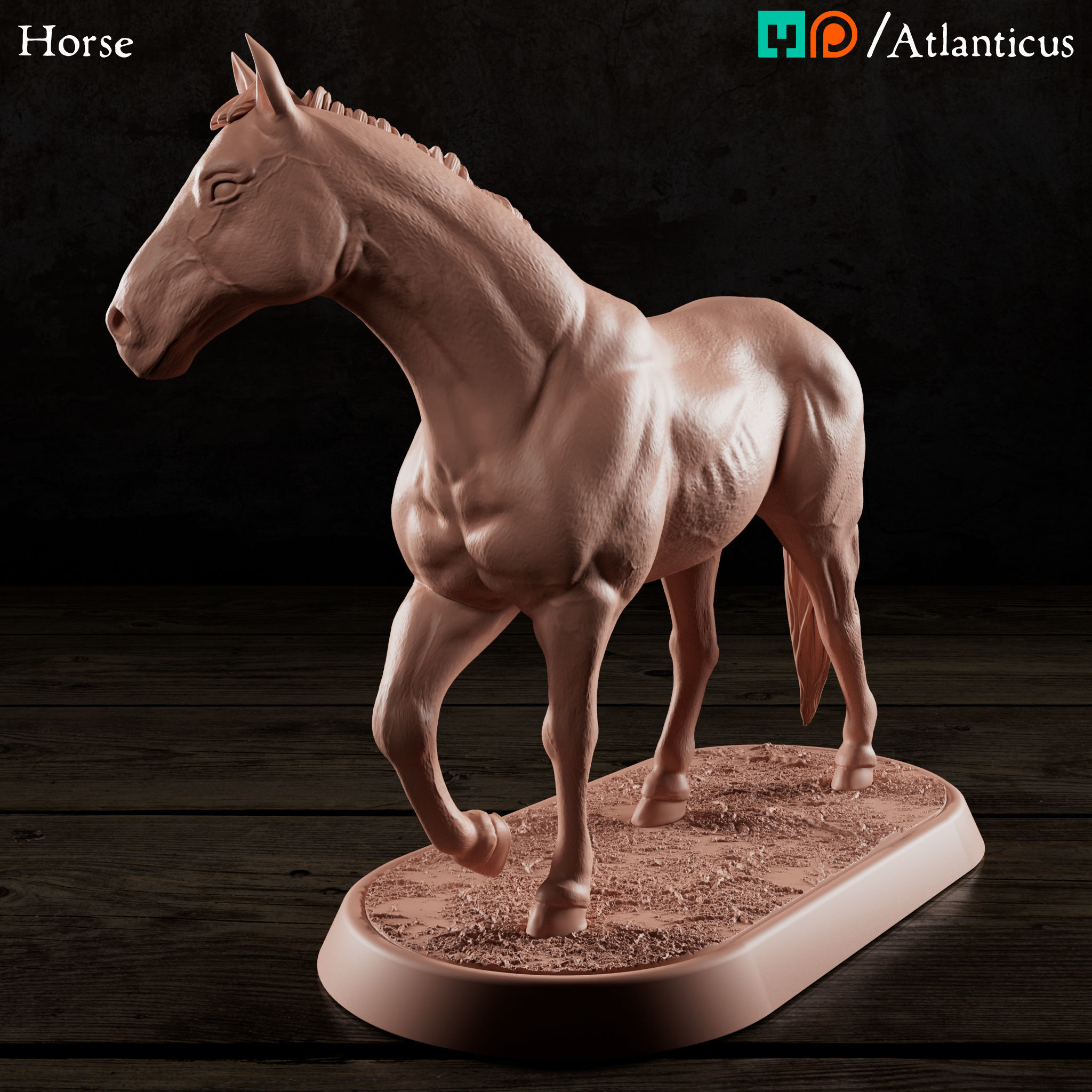 Horse 3D print model_4