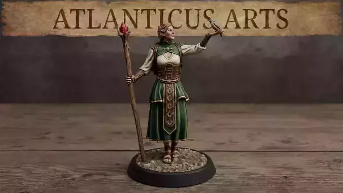 Female Human Druid - Calista Ravenswood