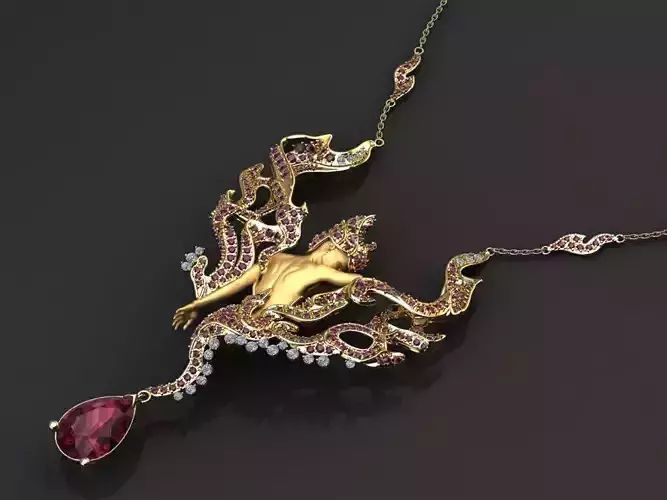 MAGERIT FIRE NECKLACE 