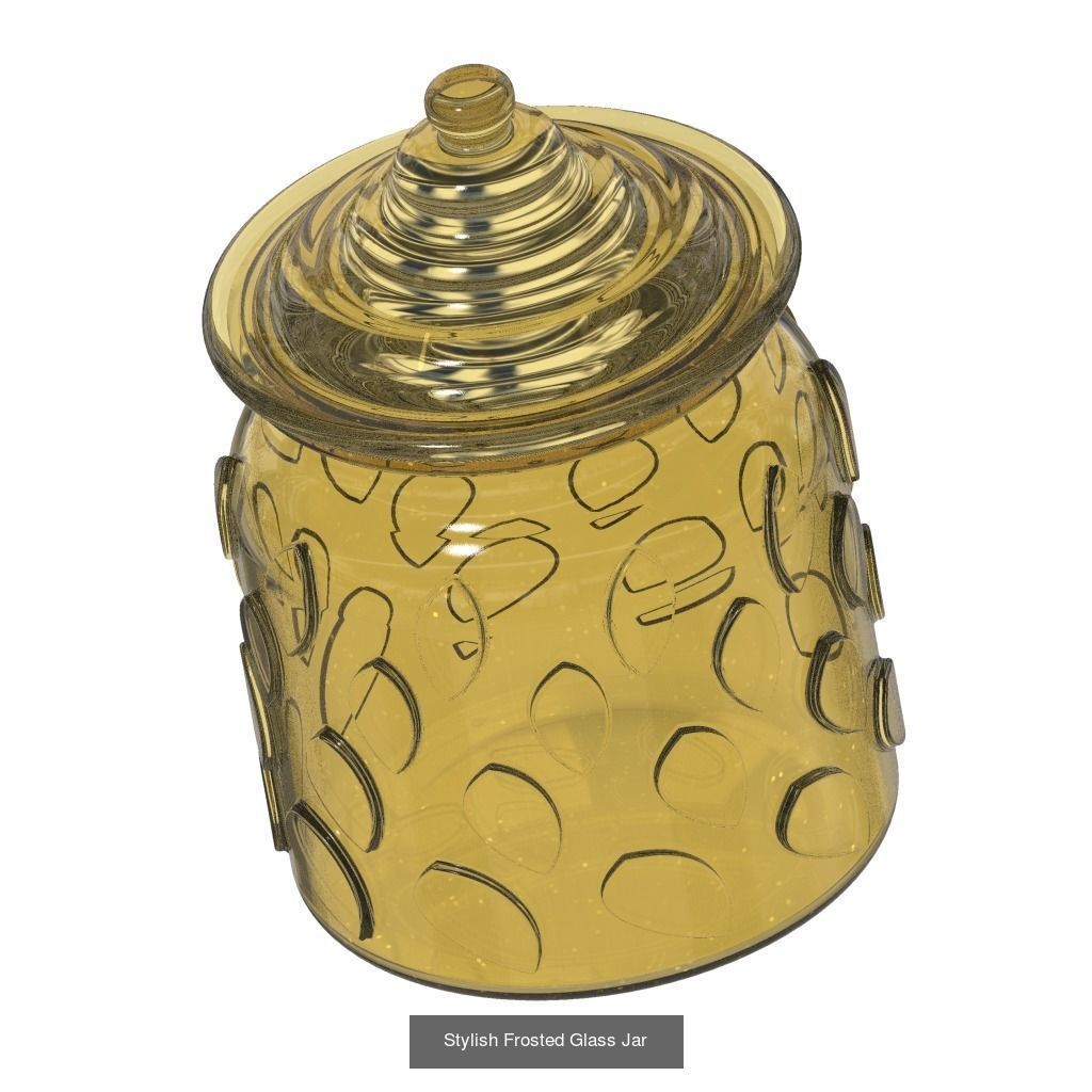 GLASSY TRANSPARENT DECORATIVE PACK 3D Model Collection_13