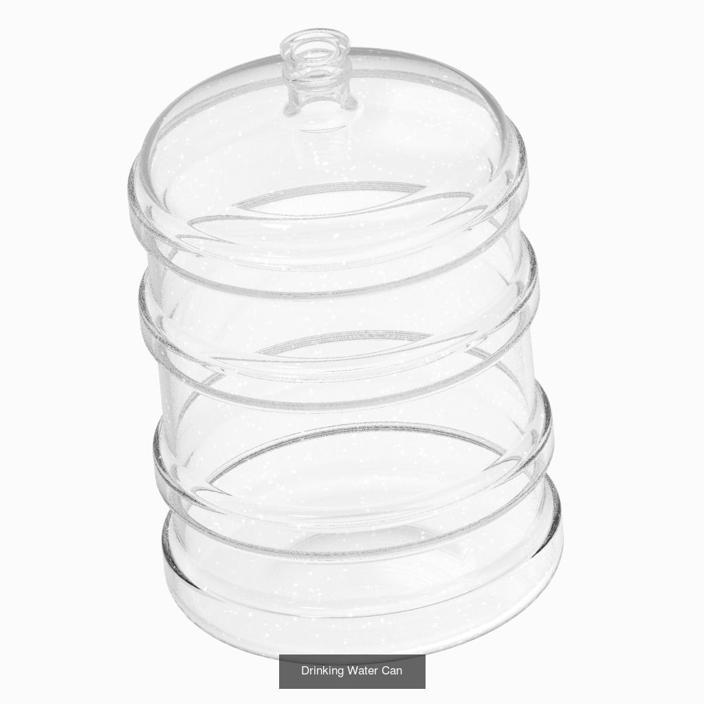 GLASSY TRANSPARENT DECORATIVE PACK 3D Model Collection_4