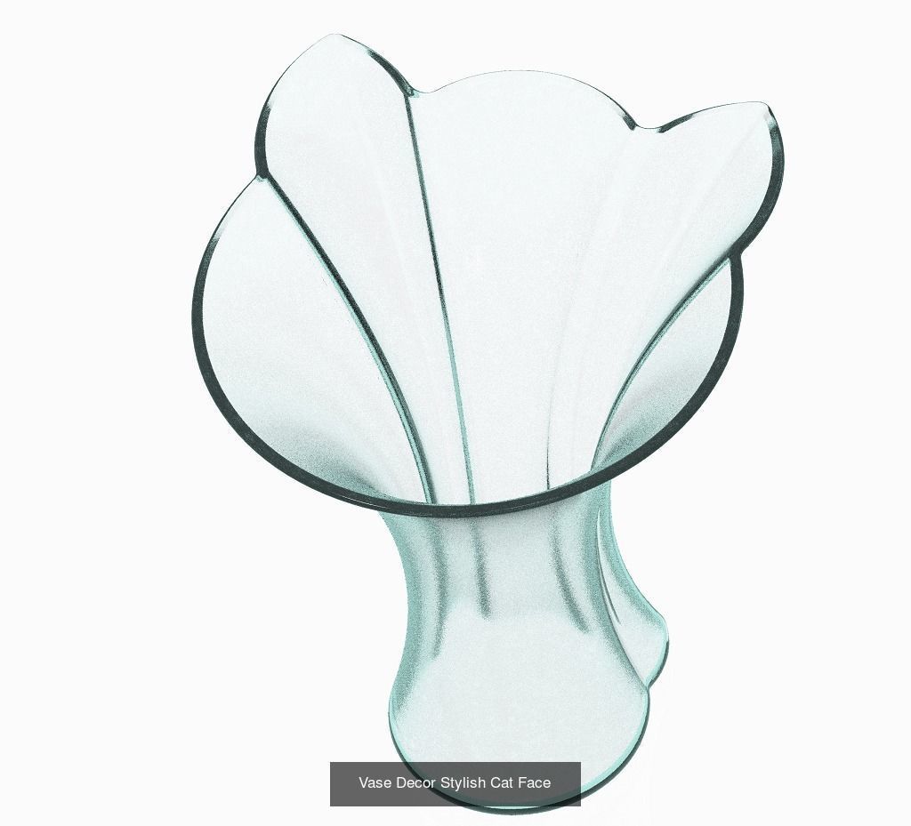 GLASSY TRANSPARENT DECORATIVE PACK 3D Model Collection_1