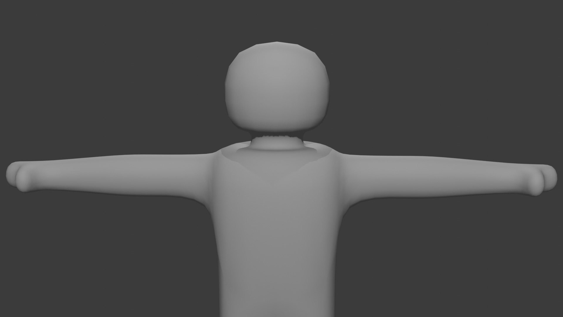Low-poly Human Low-poly 3D model_3