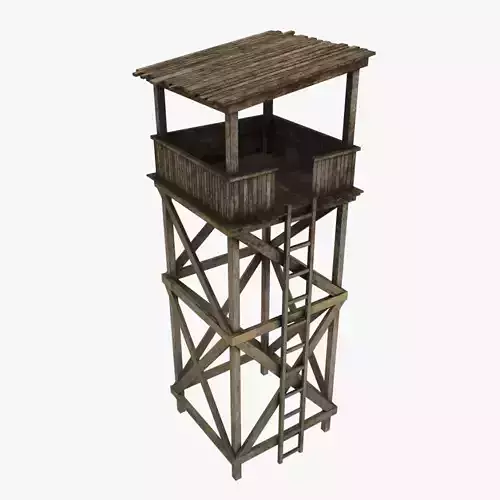 Medieval Watch Tower V01