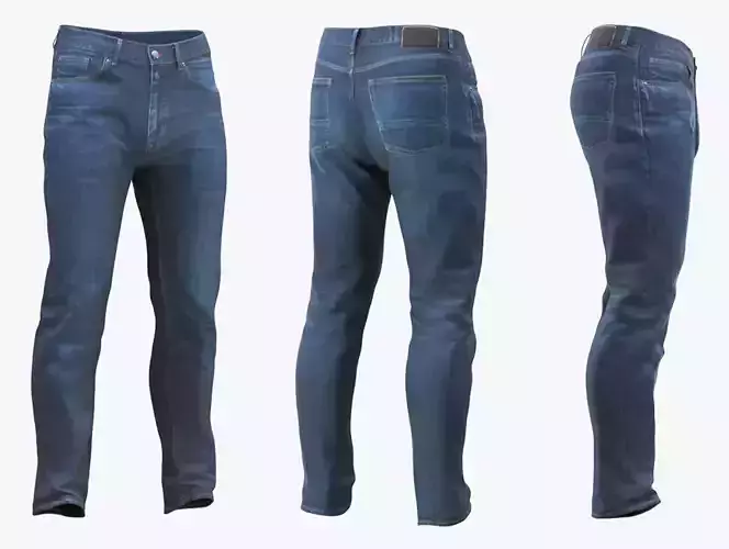 Jeans 153 All MH Bodies - UE5 Skeletons - Rigged