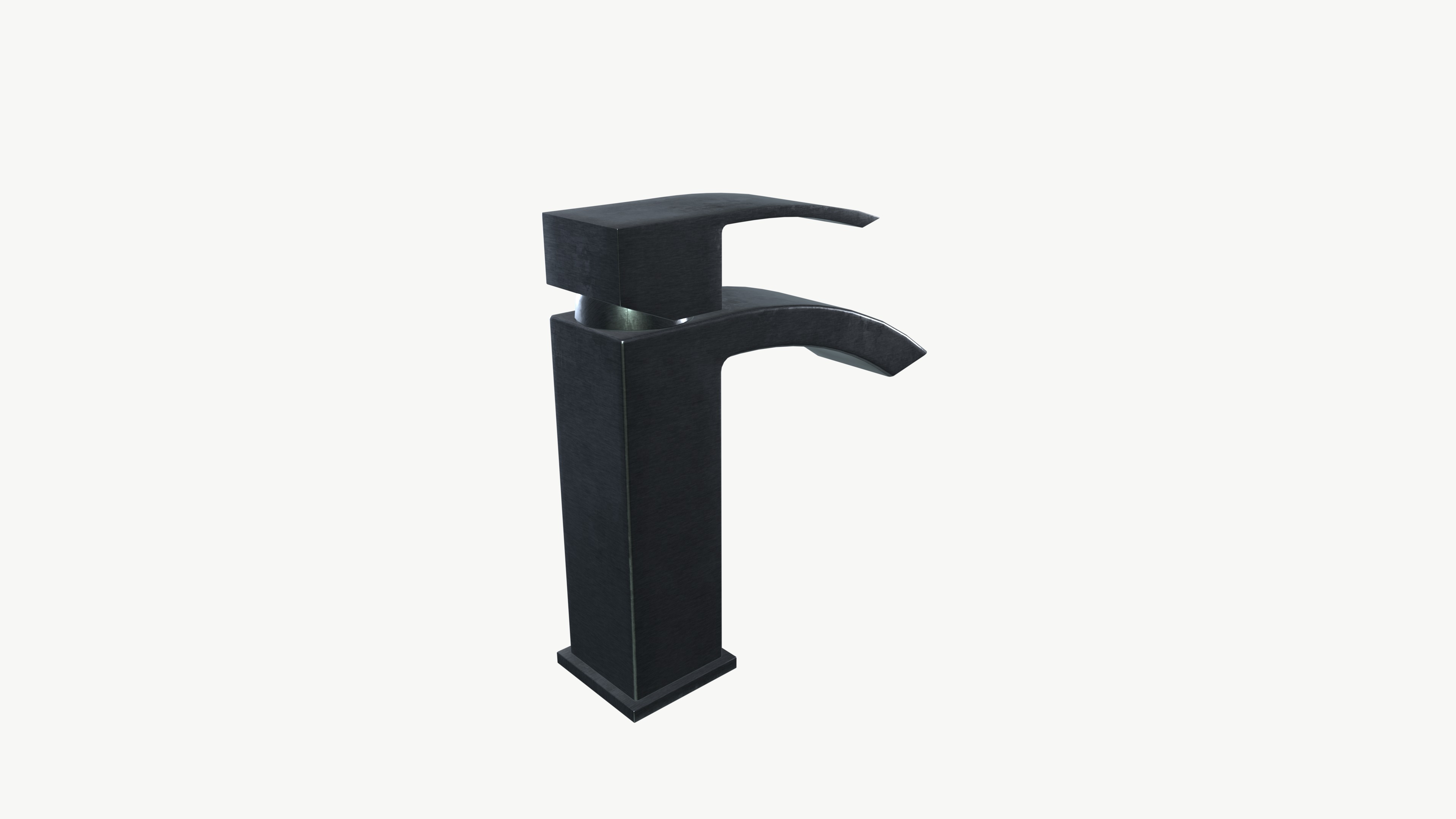 Faucet Tap Low-poly 3D model_4