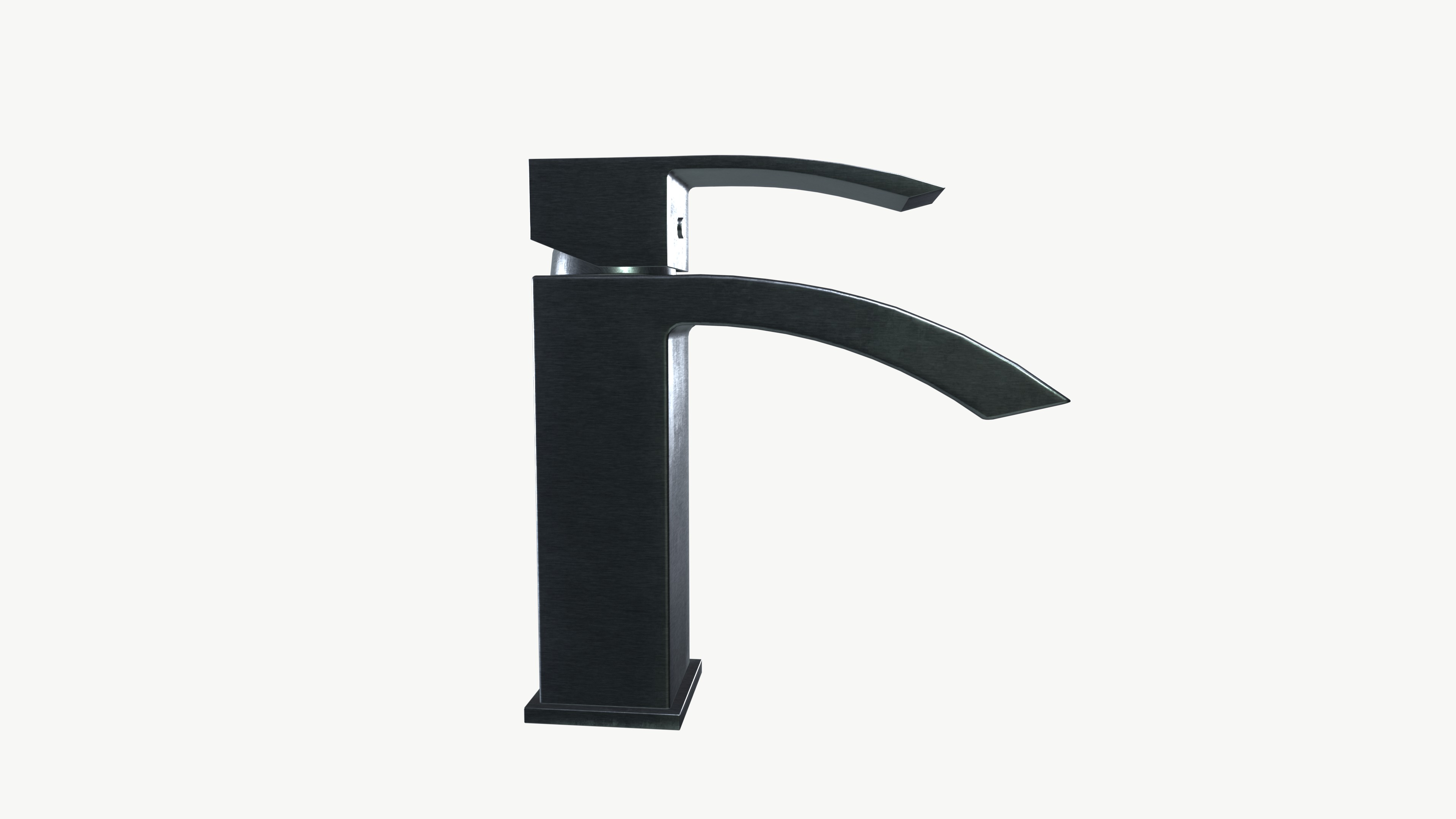 Faucet Tap Low-poly 3D model_7