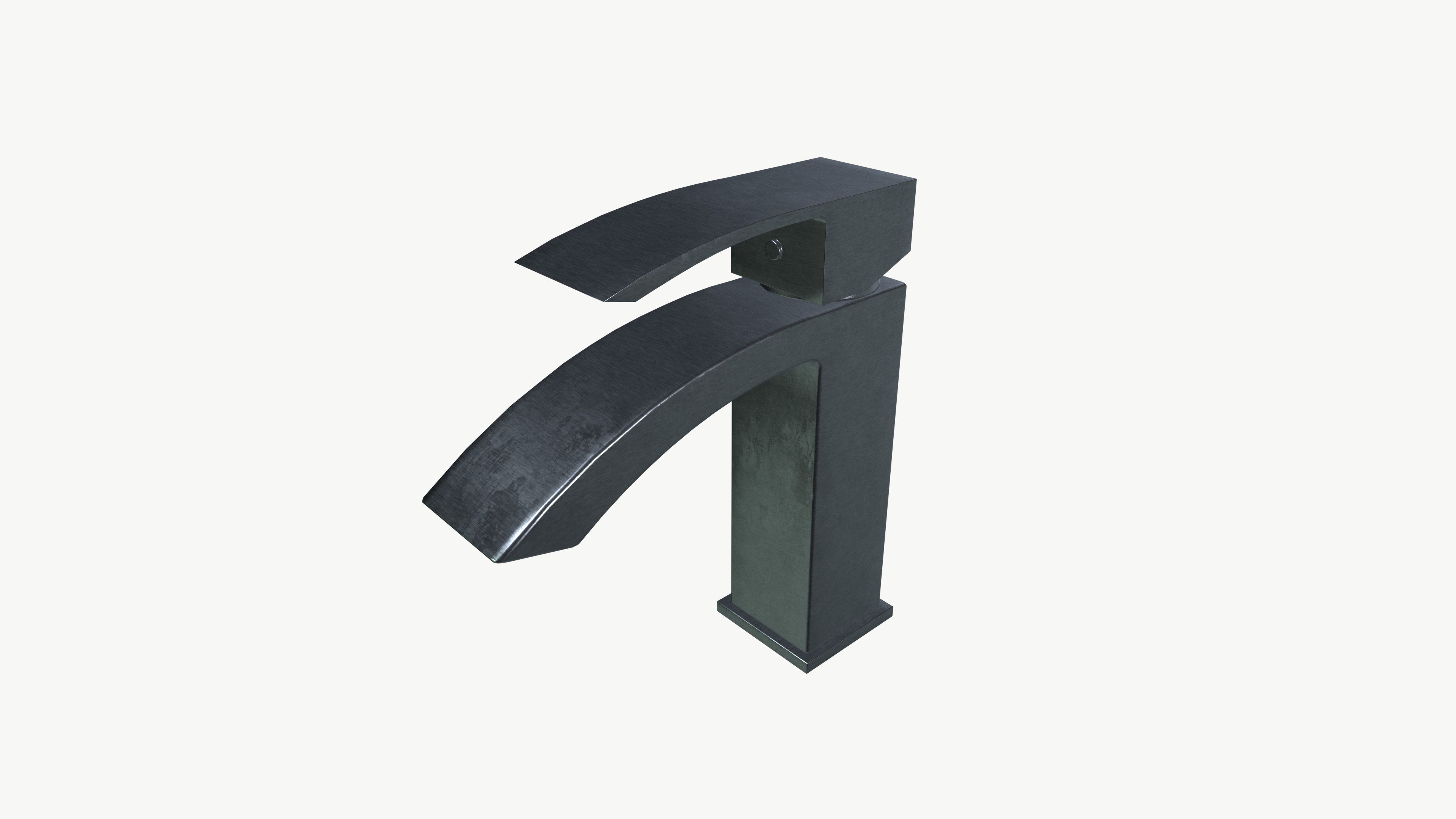 Faucet Tap Low-poly 3D model_2