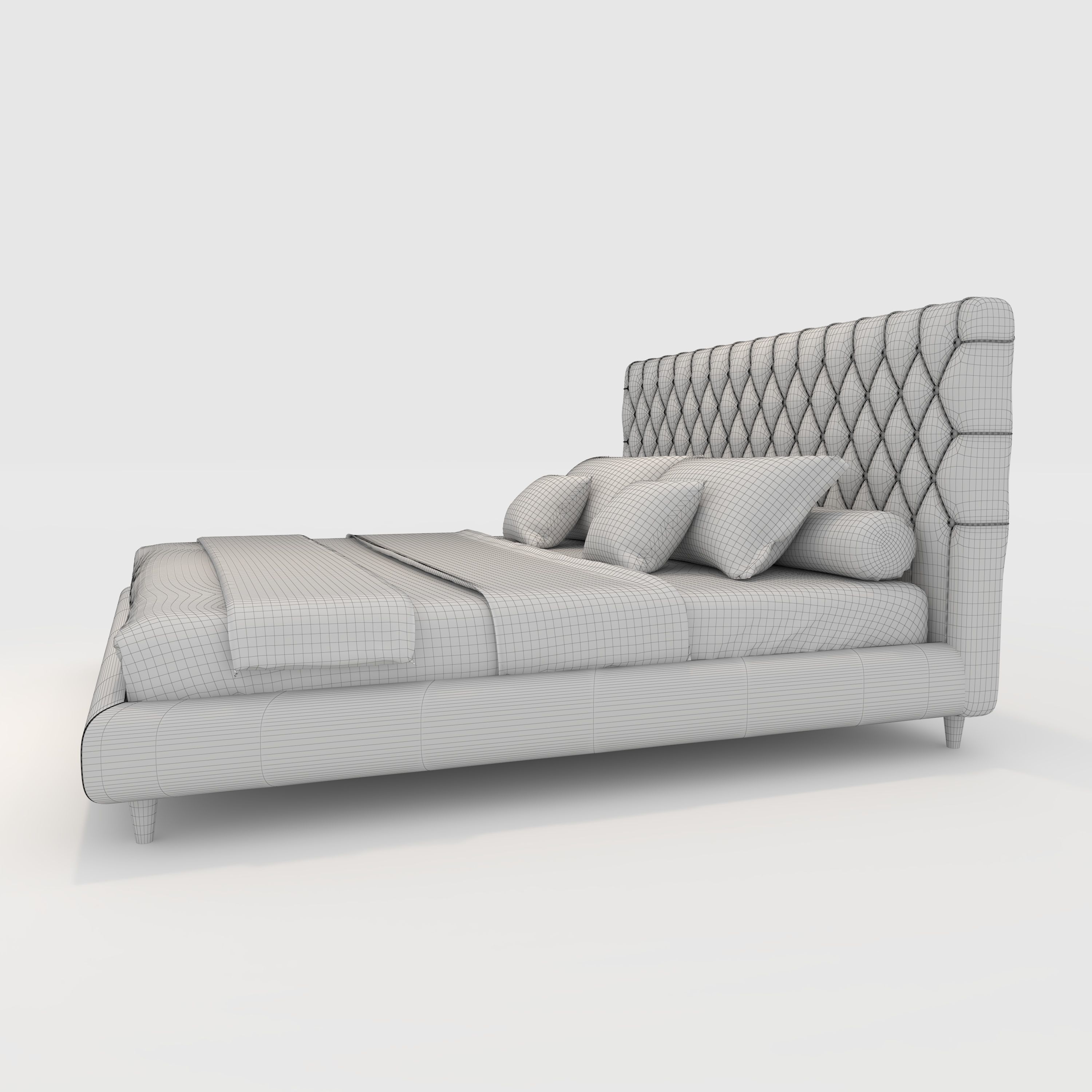 Bed 13 3D model_5