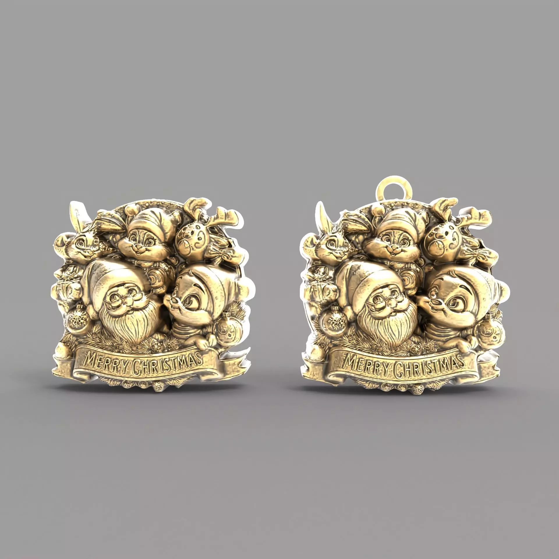 marry christmas decor  3D print model_0