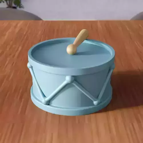 Miniature Drum Decor - 375 3D print model