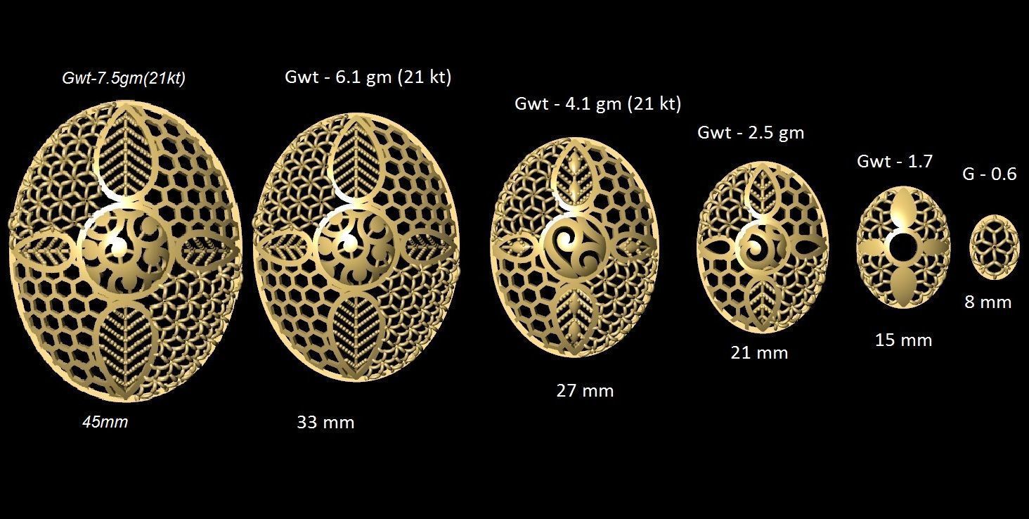 DUBAI PENDANT STLYE JAALI 3D print model_70