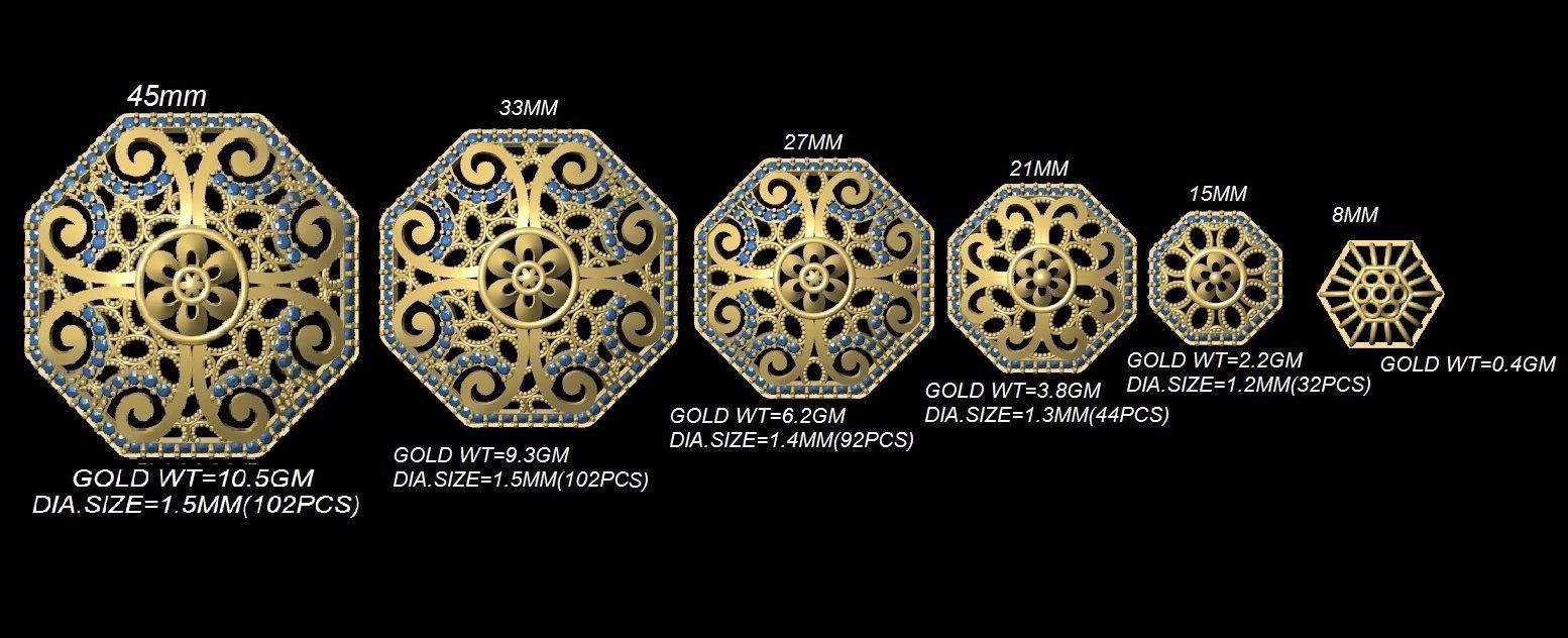 DUBAI PENDANT STLYE JAALI 3D print model_57