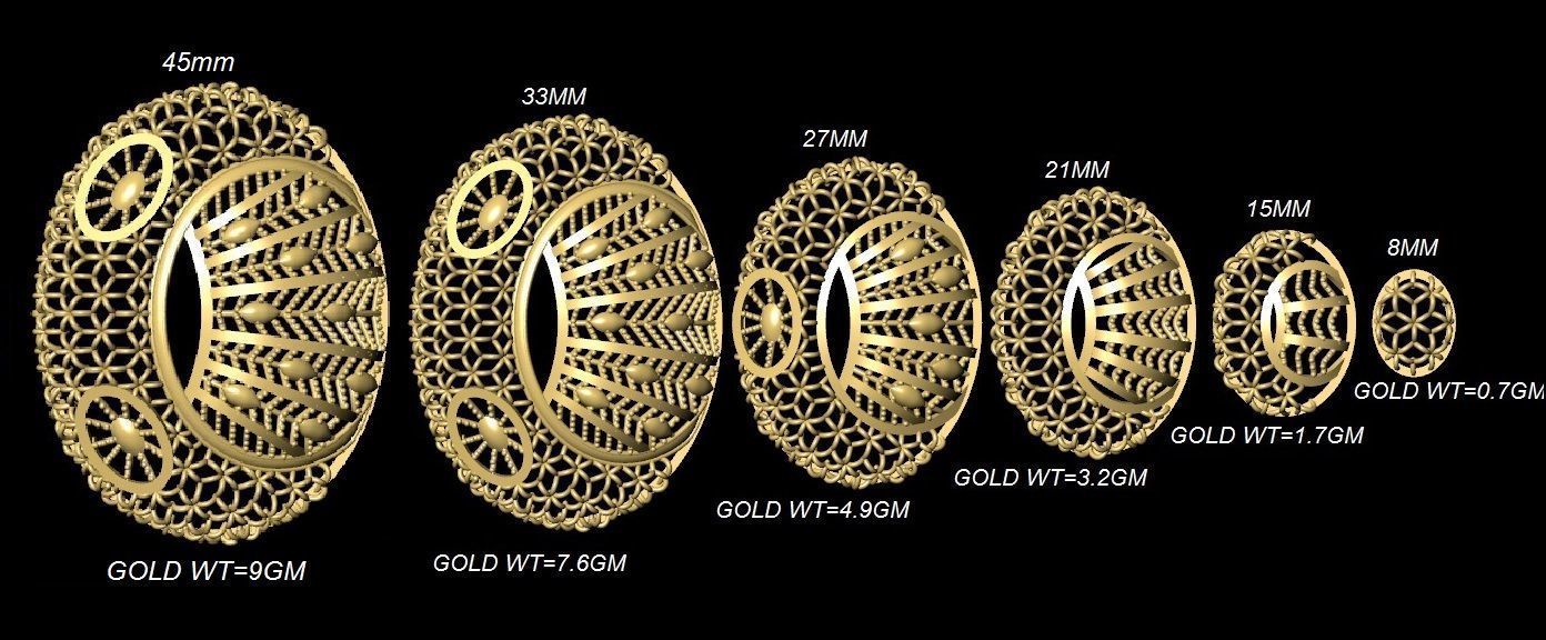 DUBAI PENDANT STLYE JAALI 3D print model_21