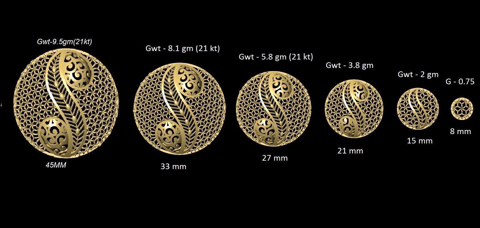 DUBAI PENDANT STLYE JAALI 3D print model_68