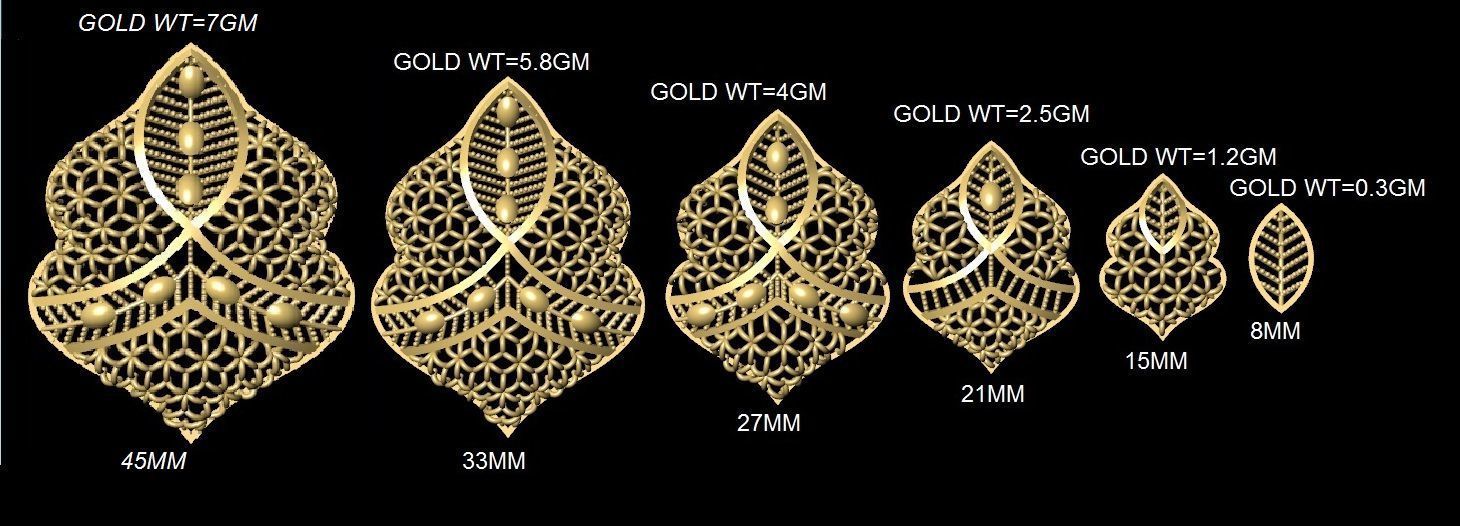 DUBAI PENDANT STLYE JAALI 3D print model_9