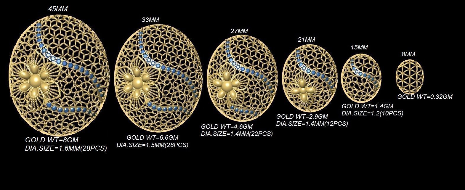 DUBAI PENDANT STLYE JAALI 3D print model_55