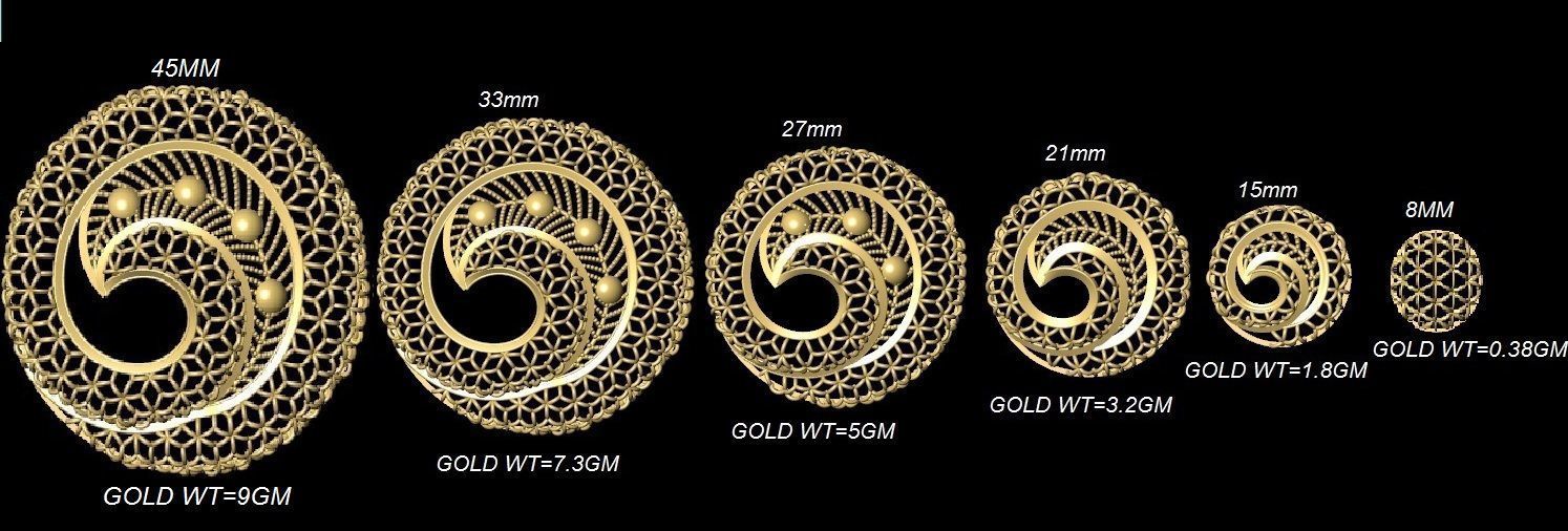 DUBAI PENDANT STLYE JAALI 3D print model_37