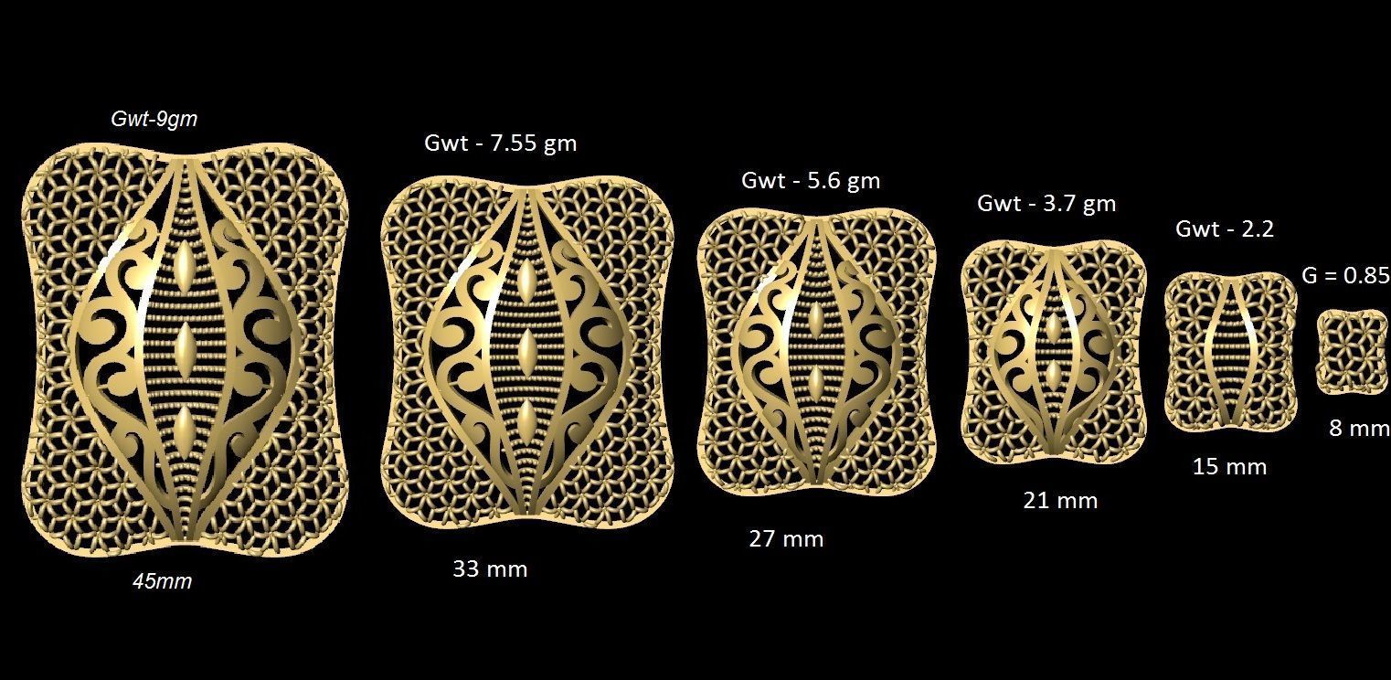 DUBAI PENDANT STLYE JAALI 3D print model_79