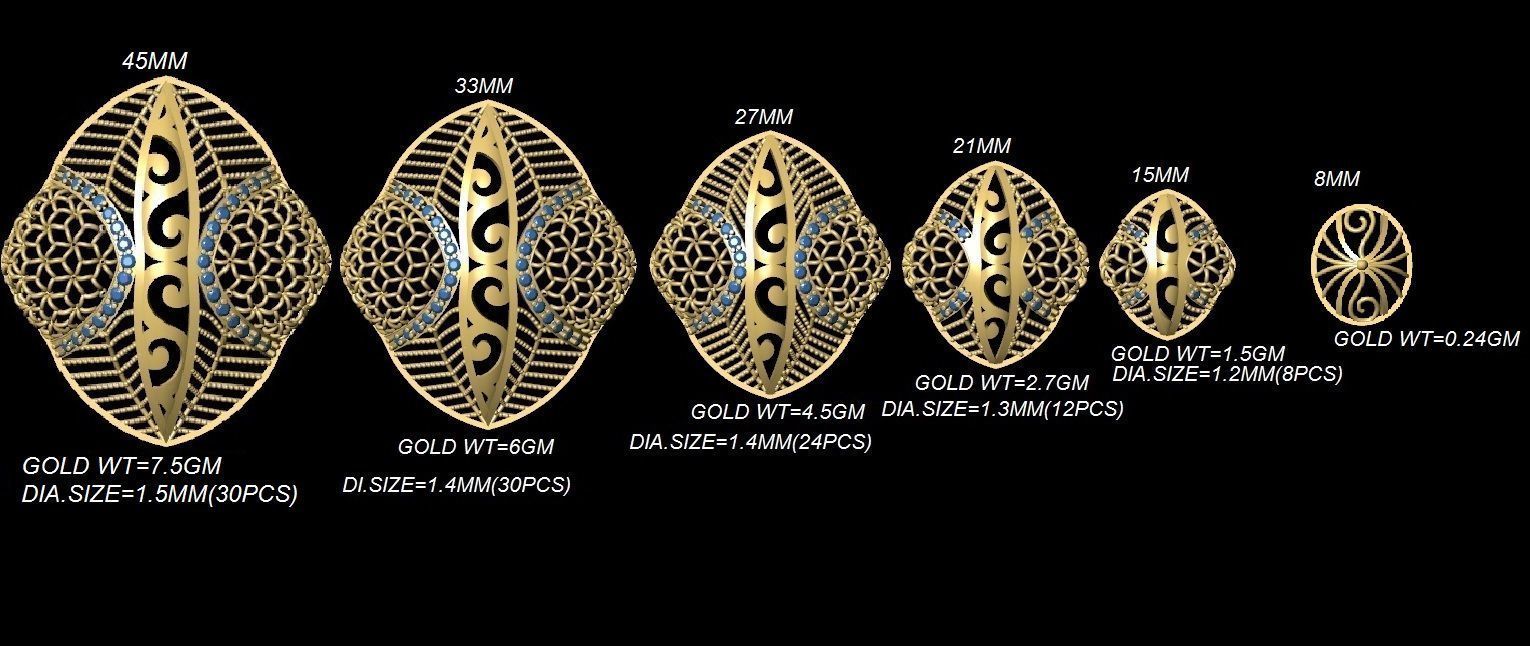 DUBAI PENDANT STLYE JAALI 3D print model_51