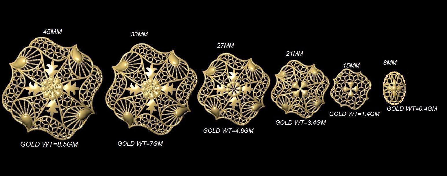 DUBAI PENDANT STLYE JAALI 3D print model_34