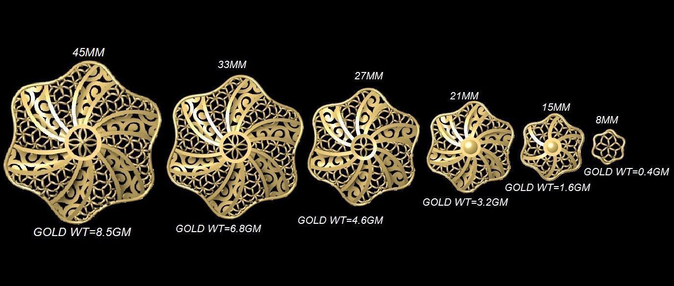 DUBAI PENDANT STLYE JAALI 3D print model_15