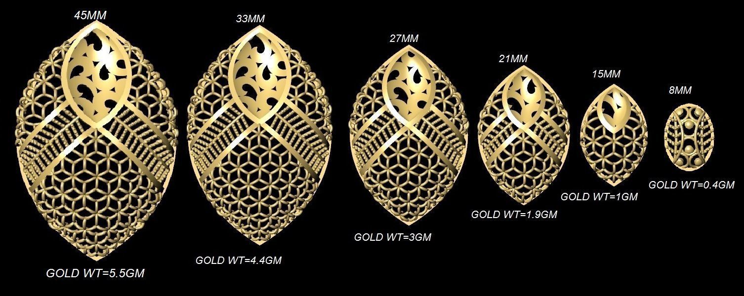 DUBAI PENDANT STLYE JAALI 3D print model_38