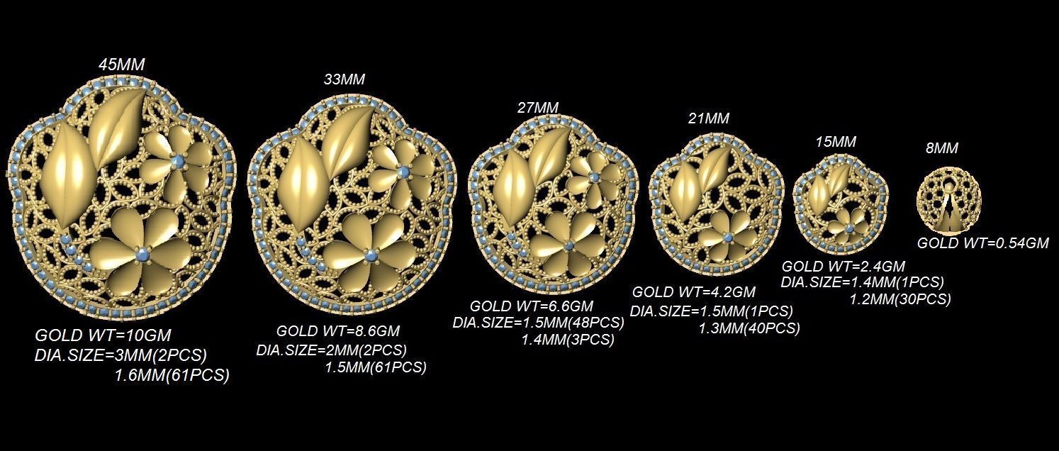 DUBAI PENDANT STLYE JAALI 3D print model_53