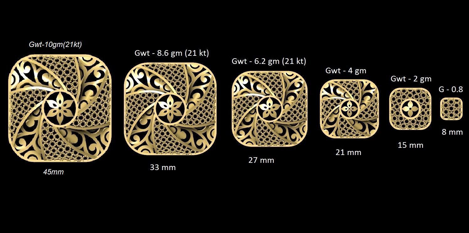 DUBAI PENDANT STLYE JAALI 3D print model_80