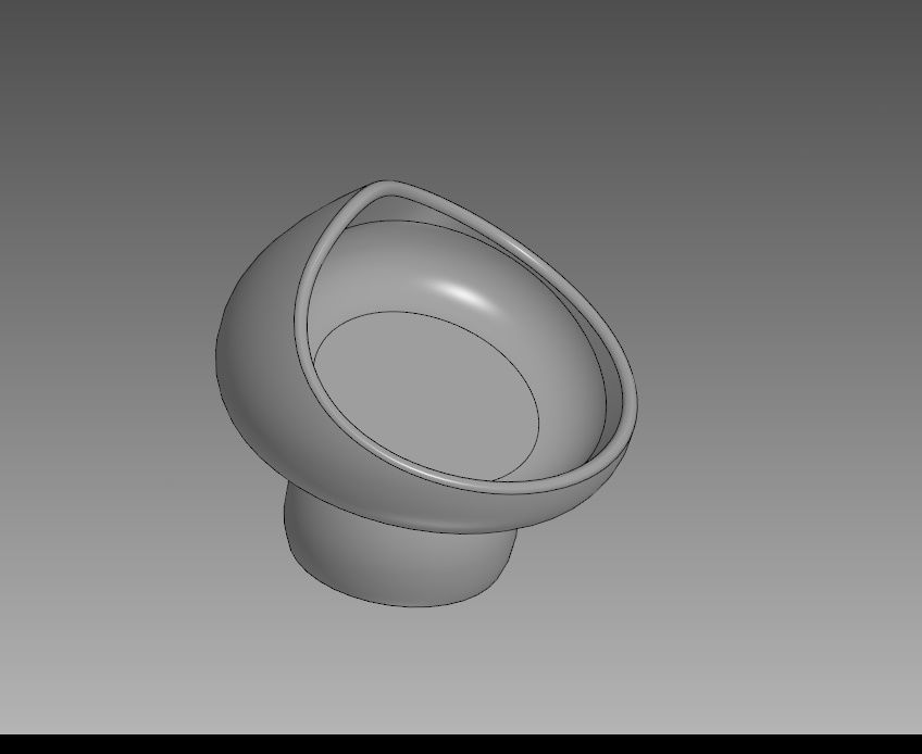 3D model of a Mushroom Vase 3D print model_2