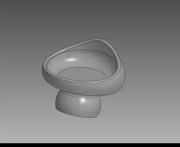  3D model of a Mushroom Vase