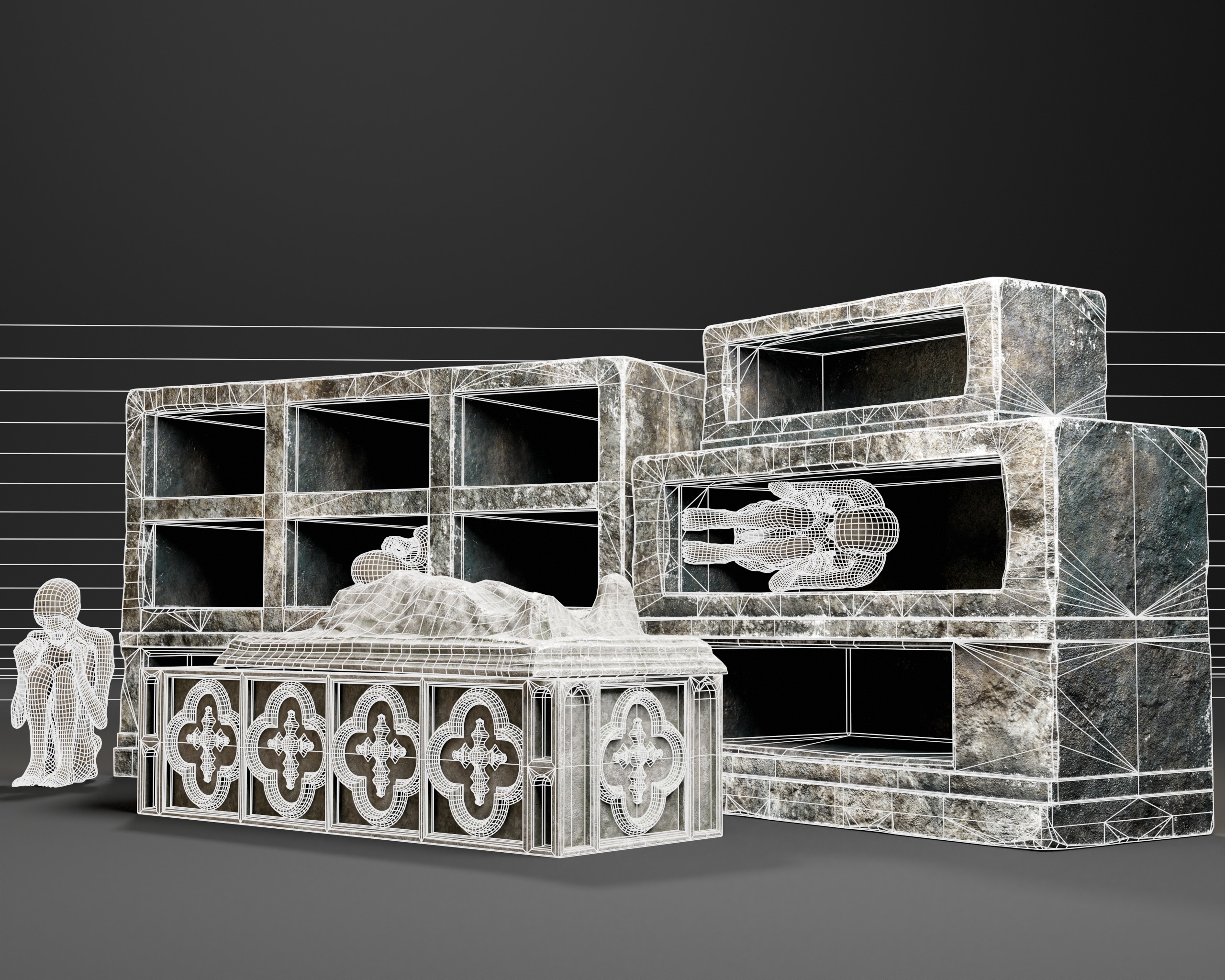 Dungeon Tombs  3D Model Collection_14