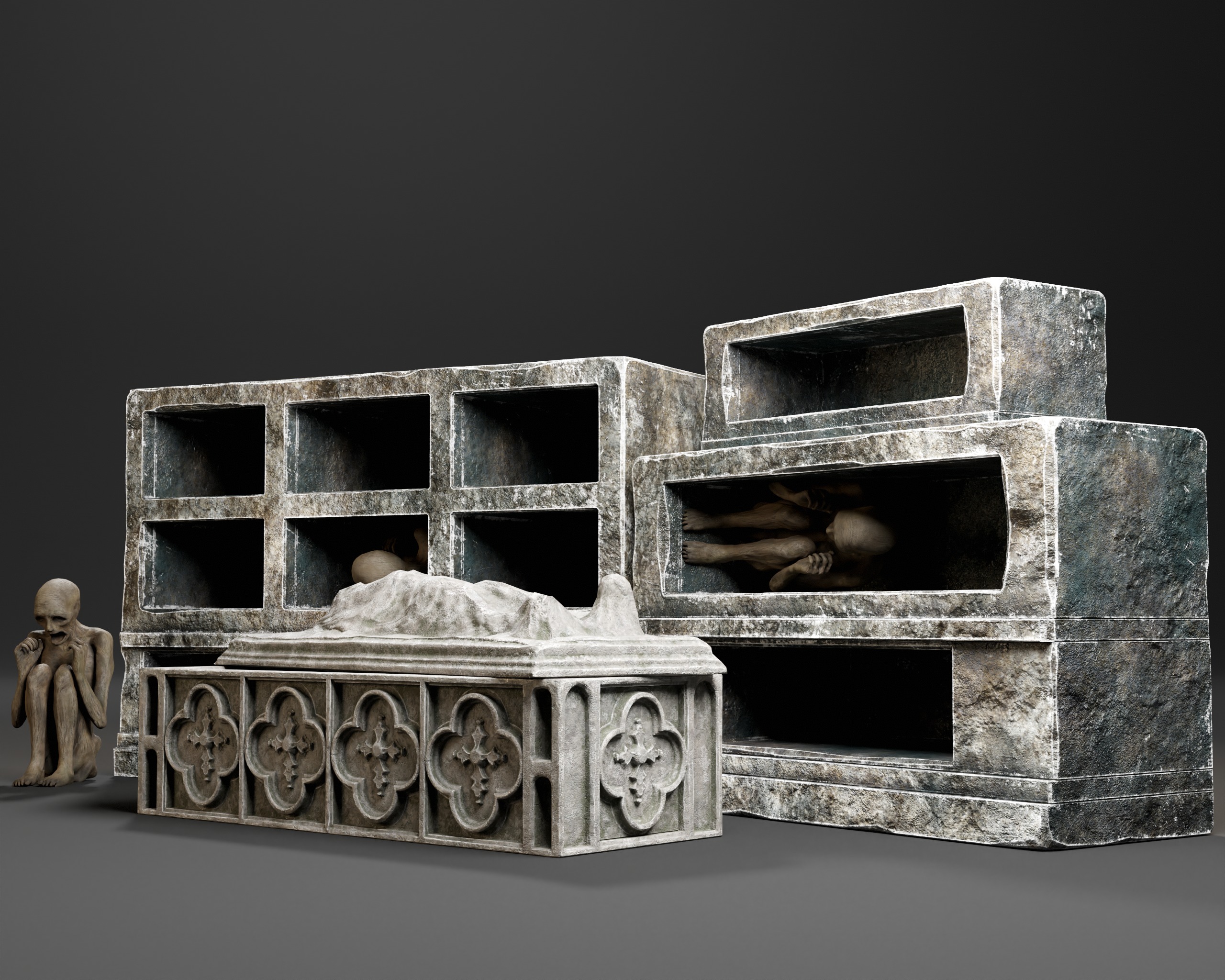 Dungeon Tombs  3D Model Collection_13