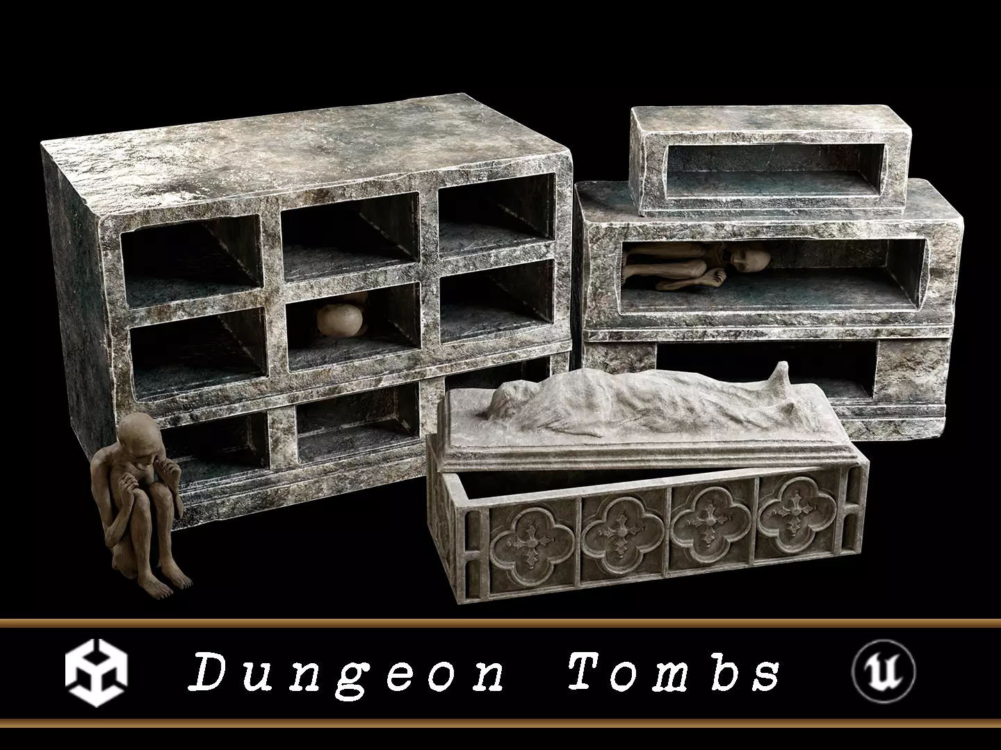 Dungeon Tombs  3D Model Collection_0