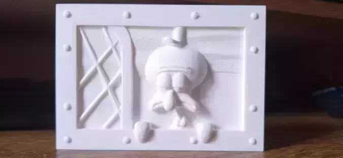 Squidward in Perspective 3D print model