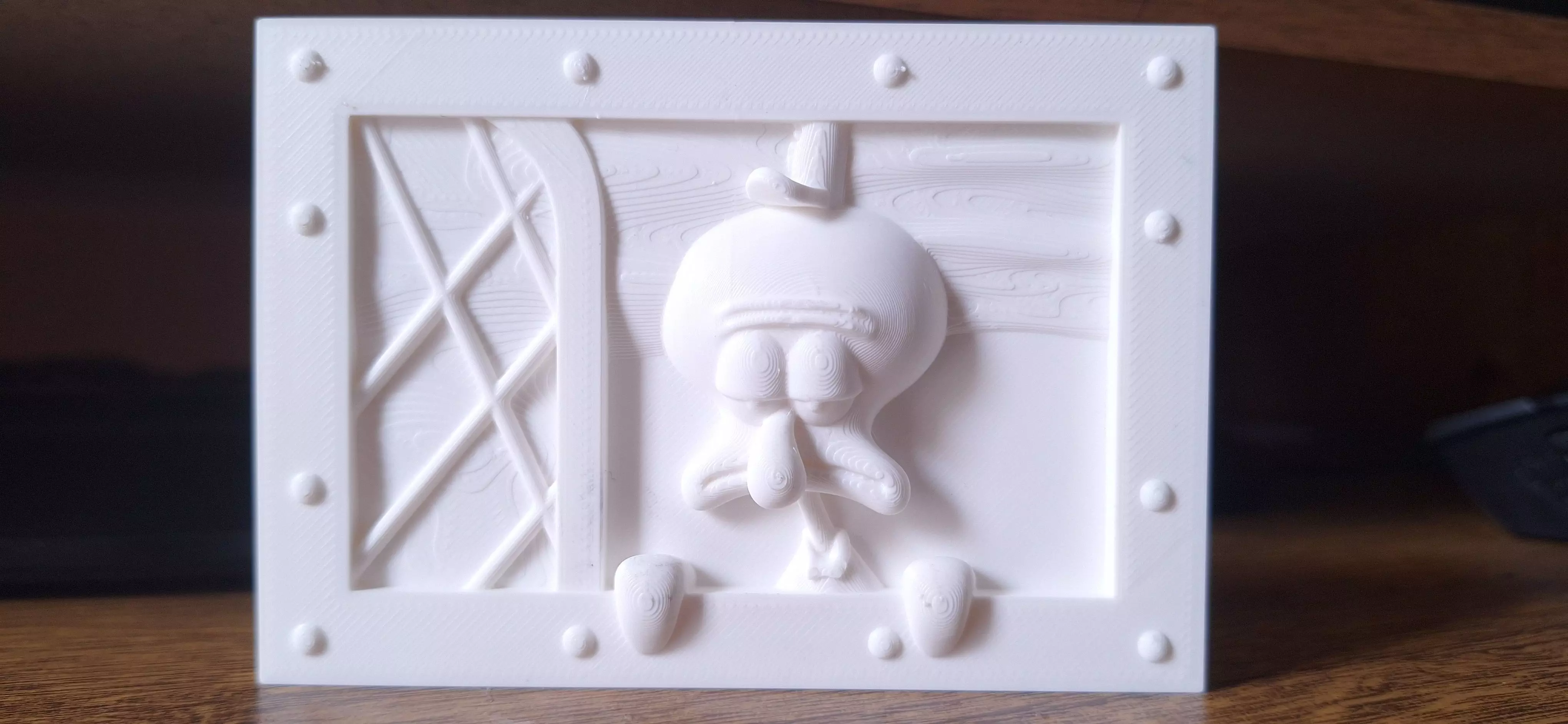 Squidward in Perspective 3D print model_0